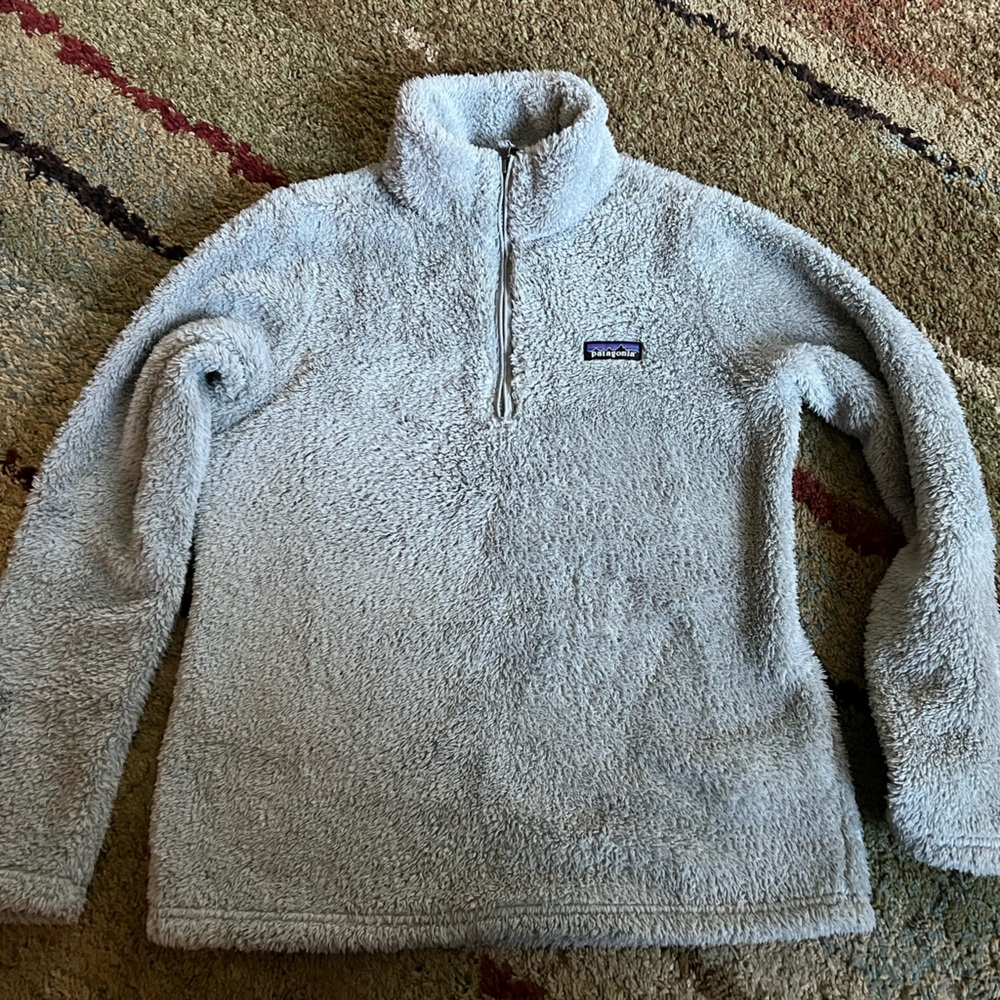 Patagonia Quarter zip soft fleece coat